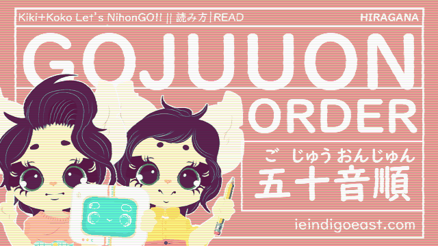 What is Gojuuon order