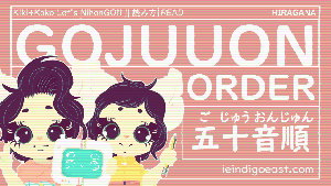 What is Gojuuon order