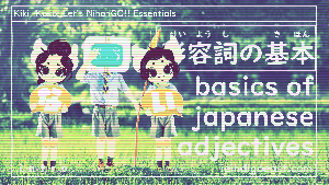 Kiki Koko and Quizbo Essential Basics of adjectives intro